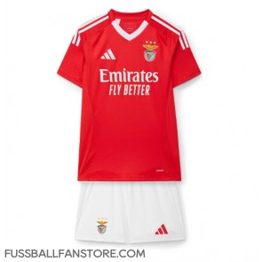 Benfica Replik Heimtrikot Kinder 2024-25 Kurzarm (+ Kurze Hosen)